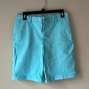 Izod saltwater stretch blue shorts size 30